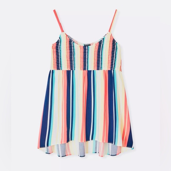 Torrid Multicolor Striped Tank Top - Picture 7 of 7